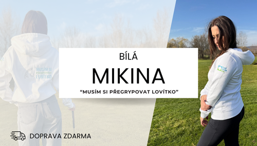 Mikina bílá ČGK, dámská vel. L