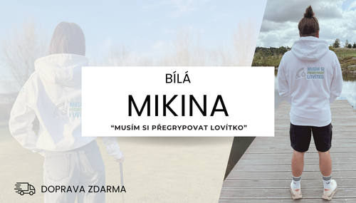 Mikina bílá ČGK, pánská vel. XL