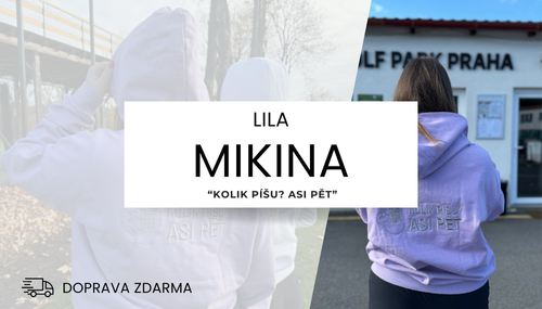 Mikina fialová ČGK, unisex vel. L