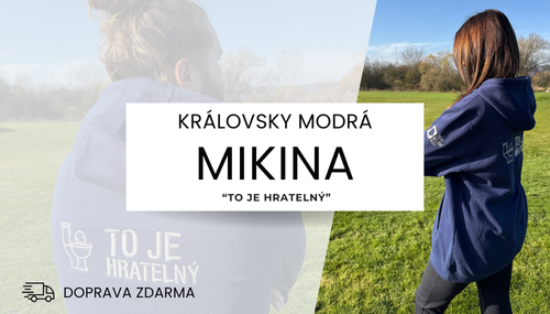 Mikina tmavo modrá ČGK, unisex vel. XL