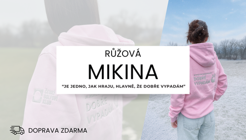 Mikina růžová ČGK, dámská vel. L