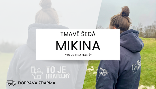 Mikina šedá ČGK, unisex vel. M