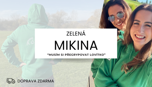 Mikina zelená ČGK, unisex vel. L